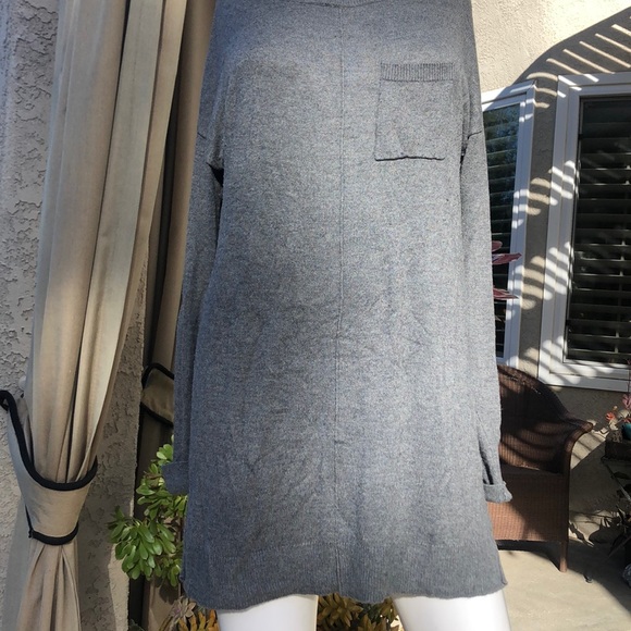 Ellen Tracy Gray Long Sleeve Crewneck Sweater SzM - Picture 4 of 8